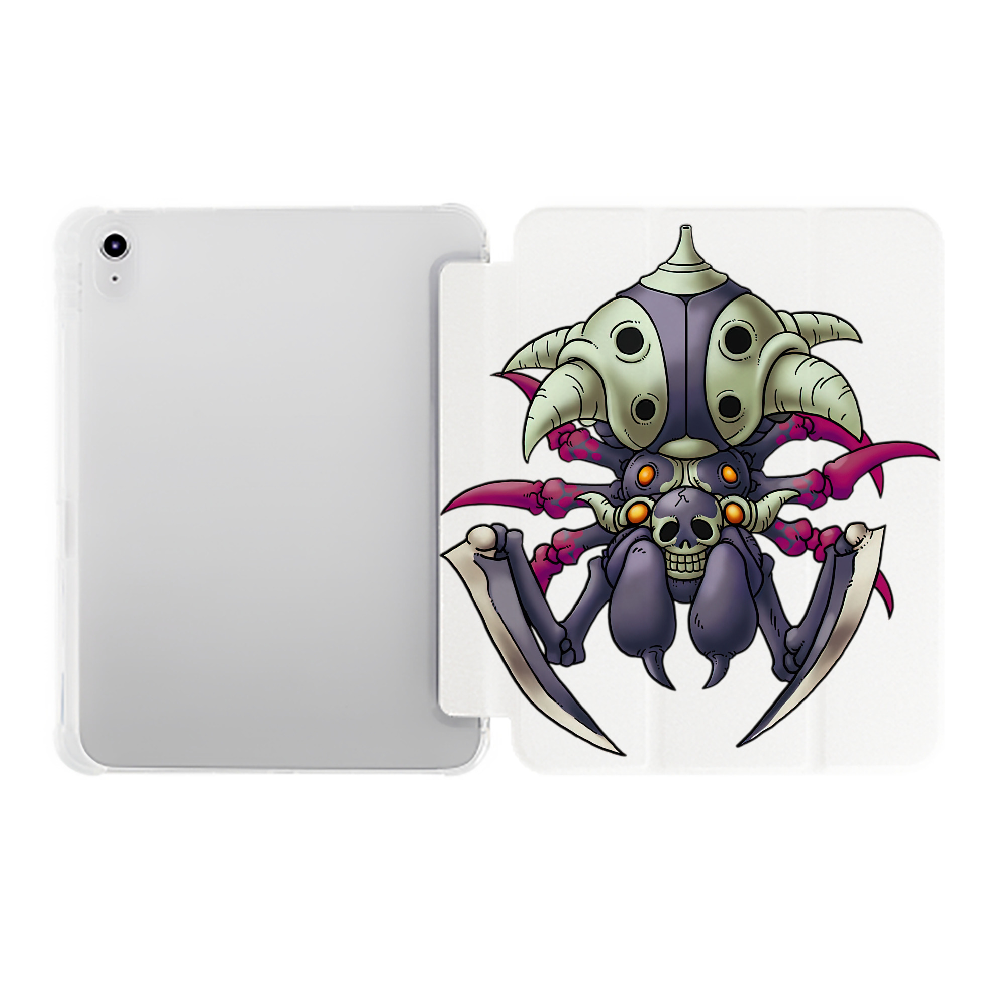 （画像用） ドラゴンクエスト Doragon Kuesuto Dragon Quest IPad ケース ペン収納付き 三つ折りスタンド PUレザー×シリコン 対応機種9.5/10.5/10.9インチ